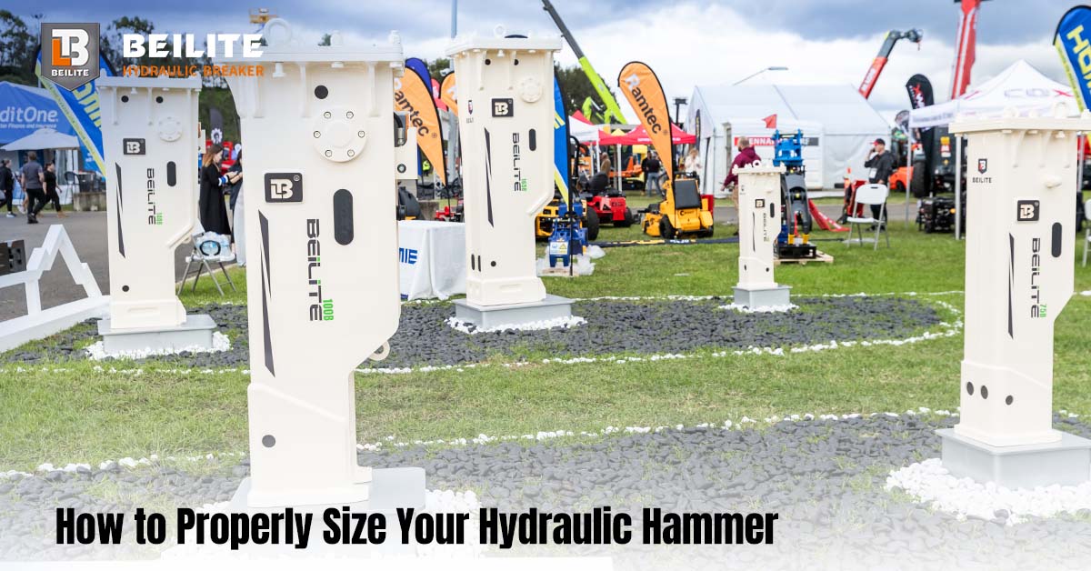 How to Properly Size Your Hydraulic Hammer