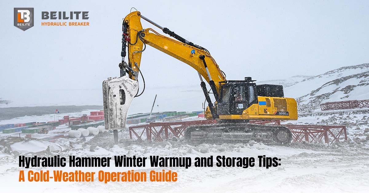 Hydraulic Hammer Winter Warmup and Storage Tips