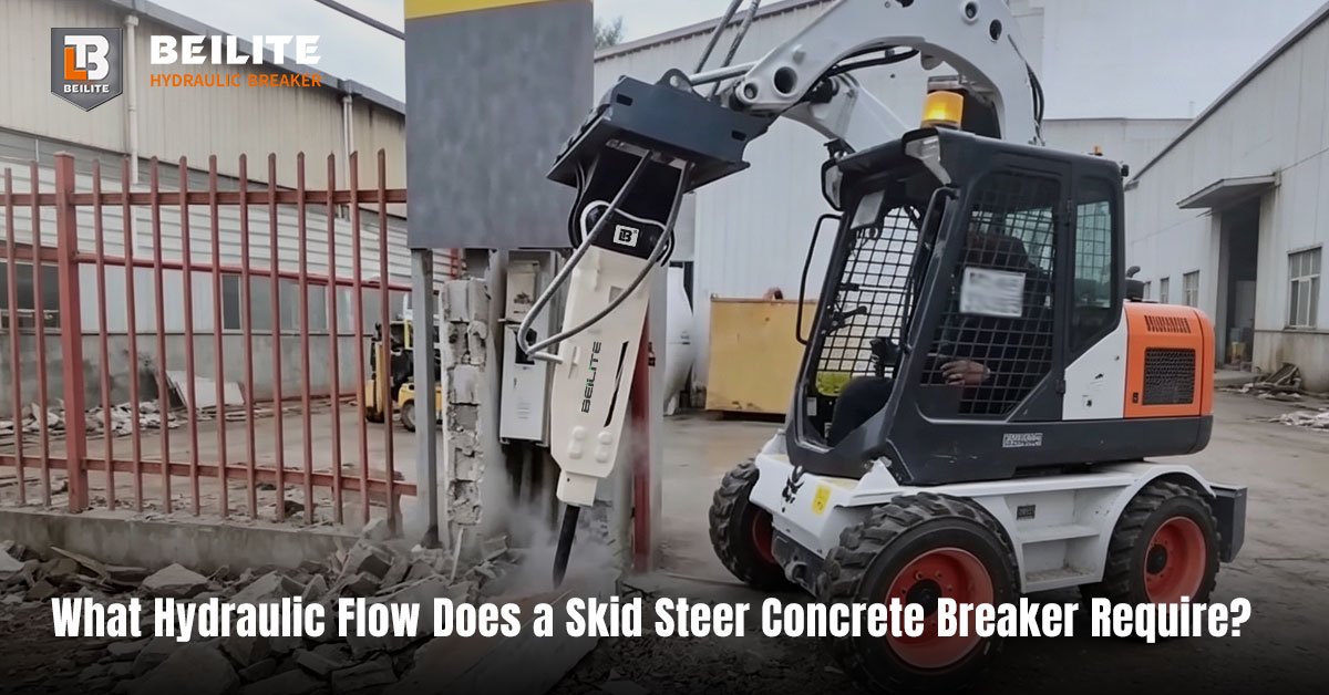 What Hydraulic Flow Does a Skid Steer Concrete Breaker Require?